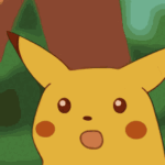 shocked Pikachu