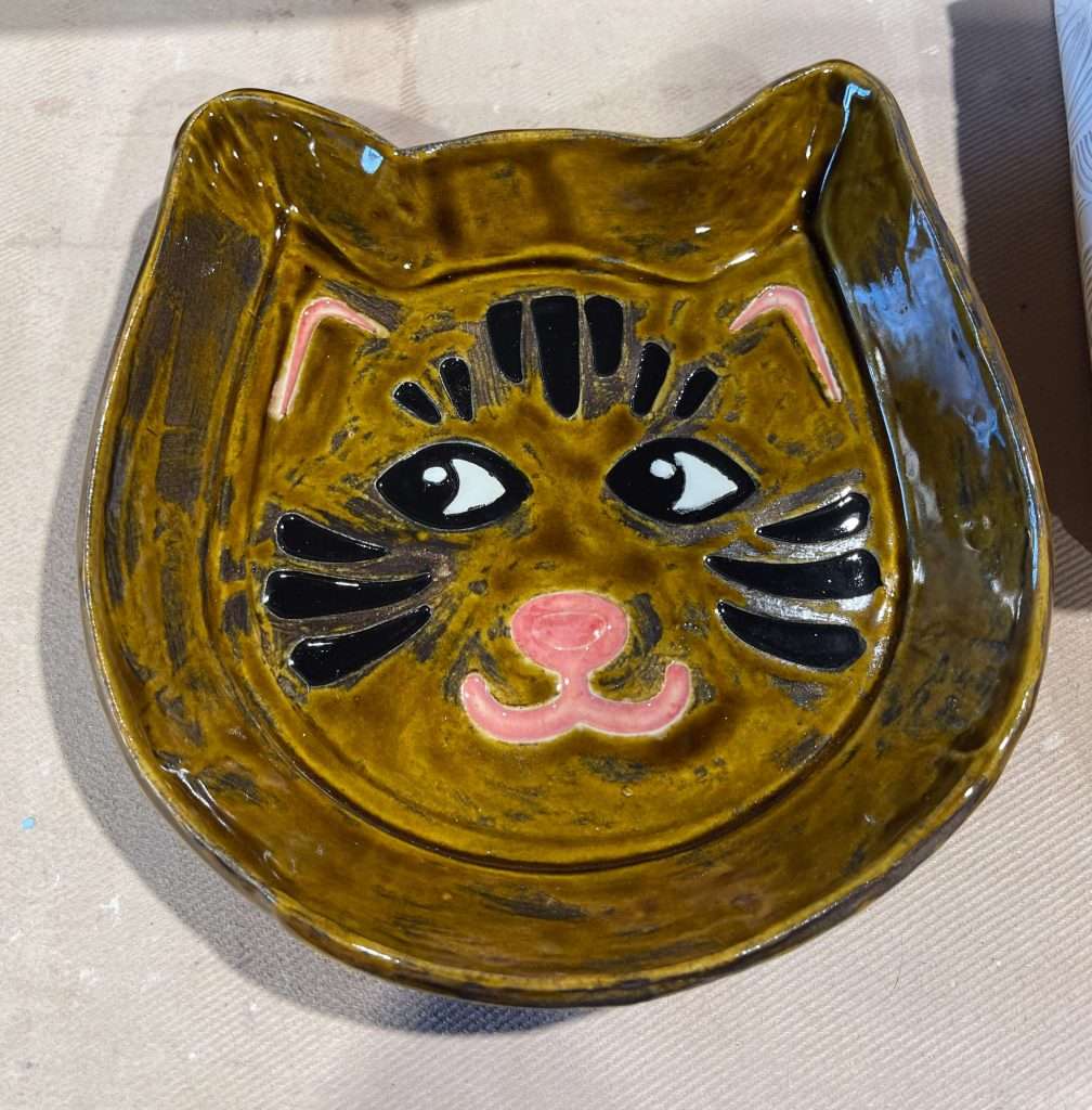 Cat Food Dishes: Glazing Do-Over